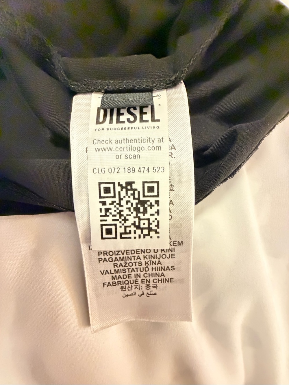 Diesel Black Midi Bodycon Dress - Picture 5 of 11
